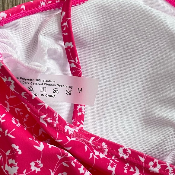 Pink Fuchsia One Piece Swimsuit - Picture 4 of 4